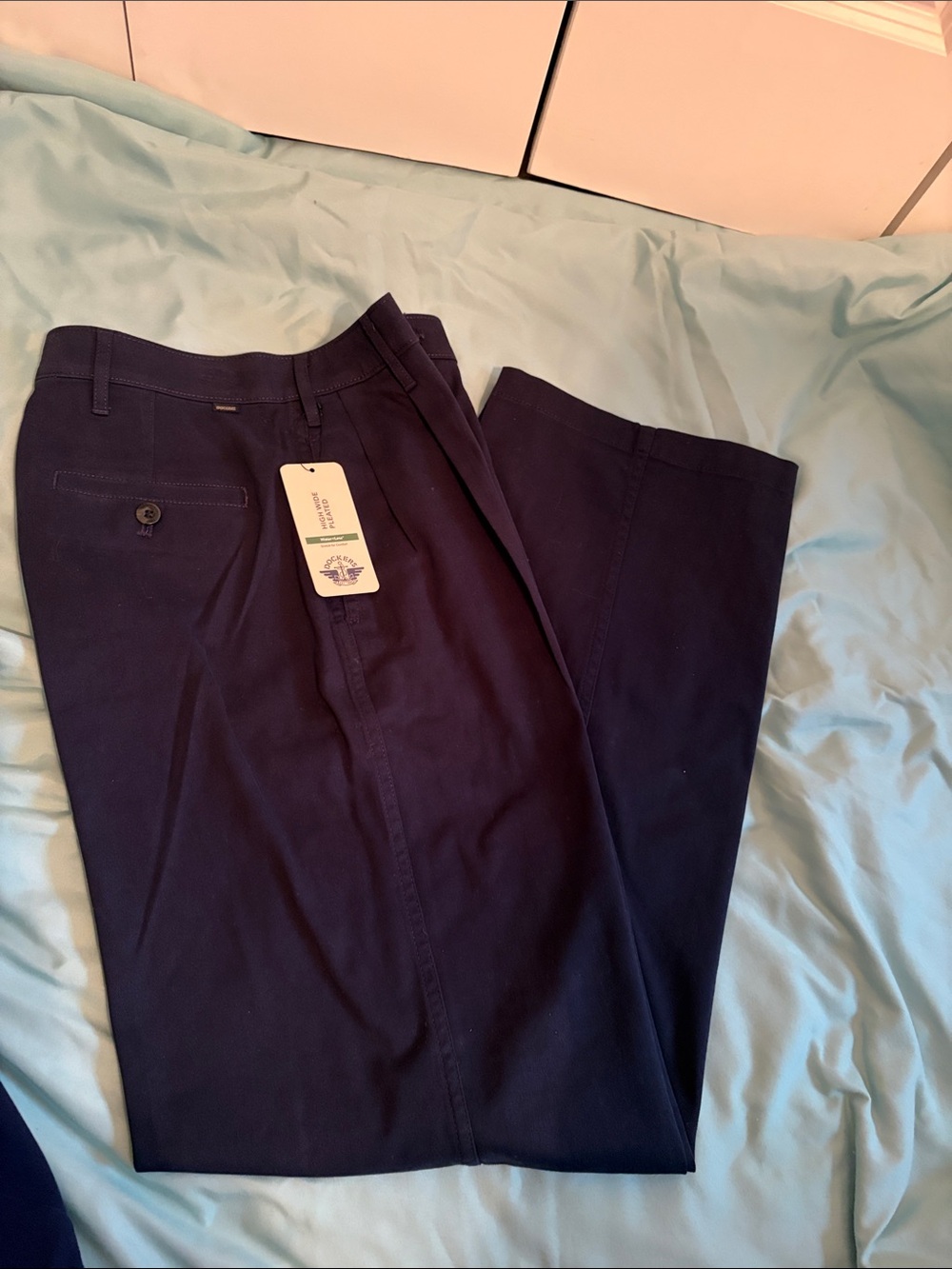 Dockers women’s new casual blue navy pants